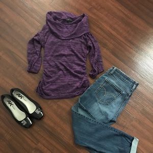 Women’s cowl neck top